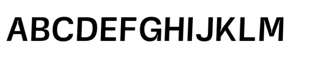 Norton Typeface Medium Font UPPERCASE
