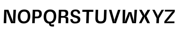 Norton Typeface Medium Font UPPERCASE