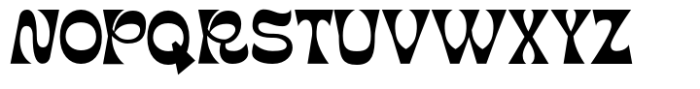 Nortub Moons Font UPPERCASE