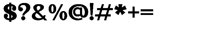 Norvane Font OTHER CHARS