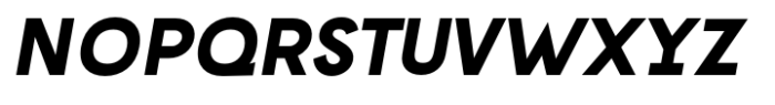 Norwige Black Italic Font UPPERCASE