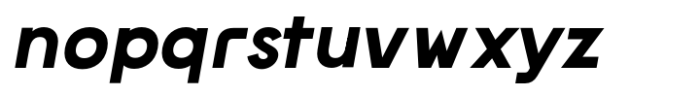 Norwige Black Italic Font LOWERCASE