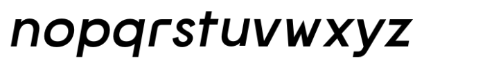 Norwige Bold Italic Font LOWERCASE