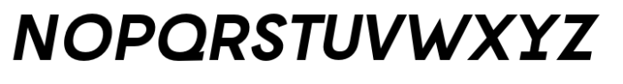 Norwige Extra Bold Italic Font UPPERCASE