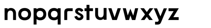 Norwige Extra Bold Font LOWERCASE