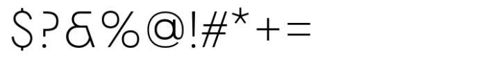 Norwige Light Font OTHER CHARS