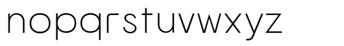 Norwige Light Font LOWERCASE