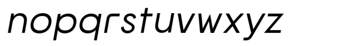 Norwige Medium Italic Font LOWERCASE