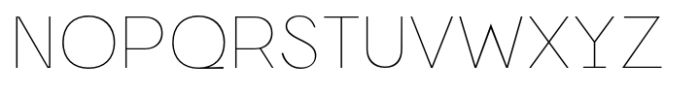 Norwige Thin Font UPPERCASE