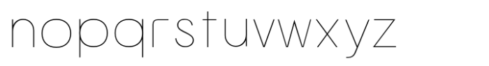 Norwige Thin Font LOWERCASE