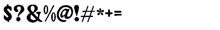 Norwind Regular Font OTHER CHARS