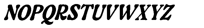 Norwind Slanted Font UPPERCASE