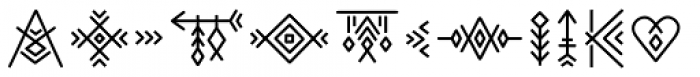 Norwolk Symbols Font UPPERCASE