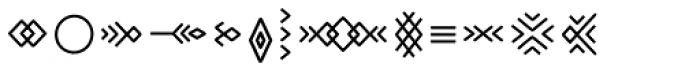 Norwolk Symbols Font LOWERCASE