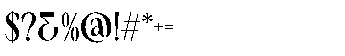 Noserta Font OTHER CHARS