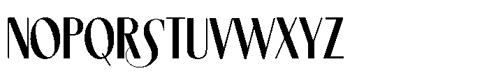 Noserta Font UPPERCASE