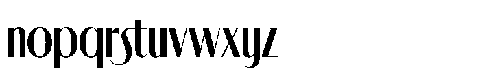 Noserta Font LOWERCASE