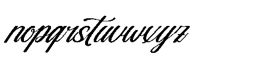 Nostalgic Pictures  Regular Font LOWERCASE