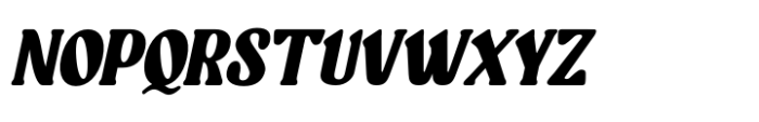 Nostalgic Remain Italic Font UPPERCASE