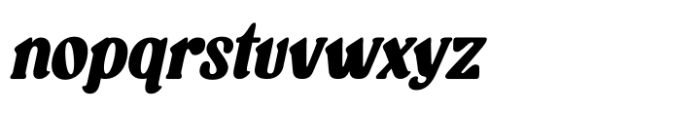 Nostalgic Remain Italic Font LOWERCASE