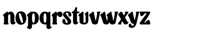 Nostalgic Remain Regular Font LOWERCASE