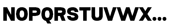Nostard Black Font UPPERCASE
