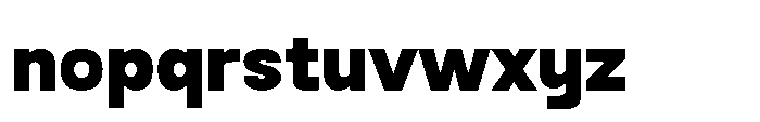 Nostard Black Font LOWERCASE