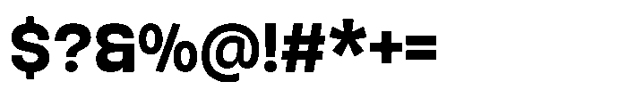 Nostard Extra Bold Font OTHER CHARS