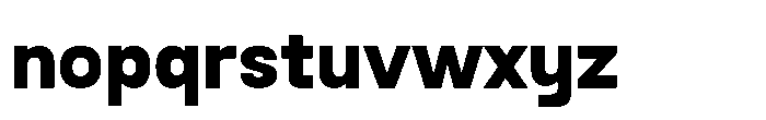 Nostard Extra Bold Font LOWERCASE