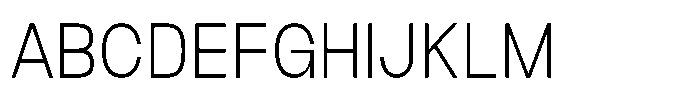 Nostard Extra Light Font UPPERCASE