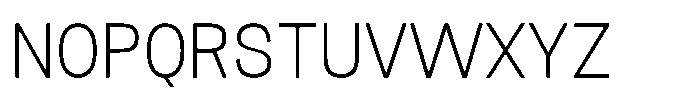 Nostard Extra Light Font UPPERCASE