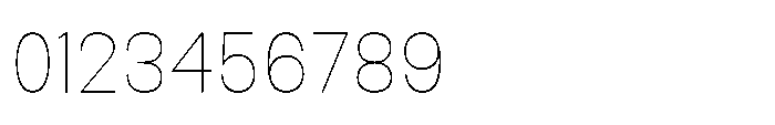 Nostard Hairline Font OTHER CHARS