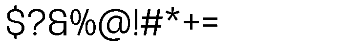 Nostard Light Font OTHER CHARS