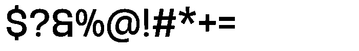 Nostard Medium Font OTHER CHARS