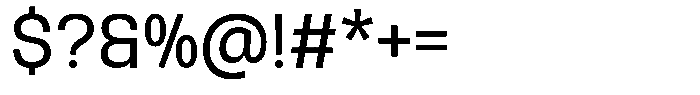 Nostard Regular Font OTHER CHARS