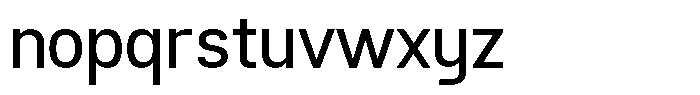 Nostard Regular Font LOWERCASE
