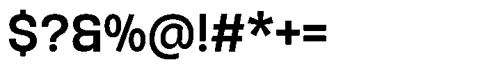 Nostard Semi Bold Font OTHER CHARS