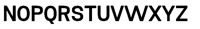 Nostard Semi Bold Font UPPERCASE