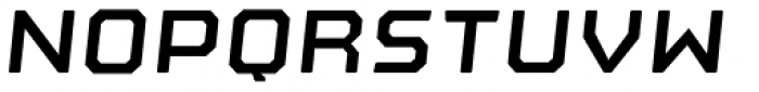 Nostromo Bold Italic Font LOWERCASE