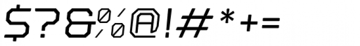 Nostromo Medium Italic Font OTHER CHARS