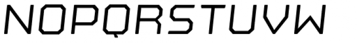 Nostromo Medium Italic Font LOWERCASE