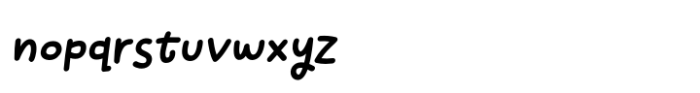 Nosy Note Italic Font LOWERCASE