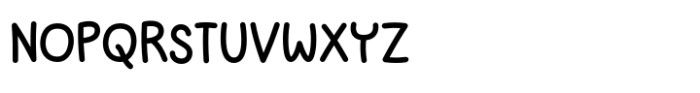 Nosy Note Regular Font UPPERCASE