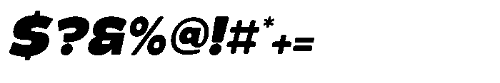 Not Beast Oblique Font OTHER CHARS
