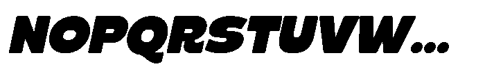 Not Beast Oblique Font UPPERCASE