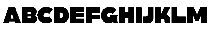 Not Beast Regular Font UPPERCASE