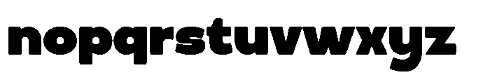 Not Beast Regular Font LOWERCASE
