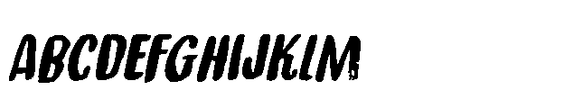 Not Quite Zen Brush Italic FONT