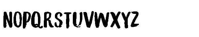 Not Quite Zen Brush Regular Font UPPERCASE