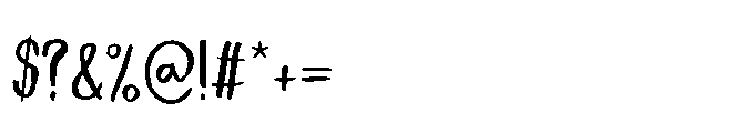 Not Quite Zen Regular Font OTHER CHARS